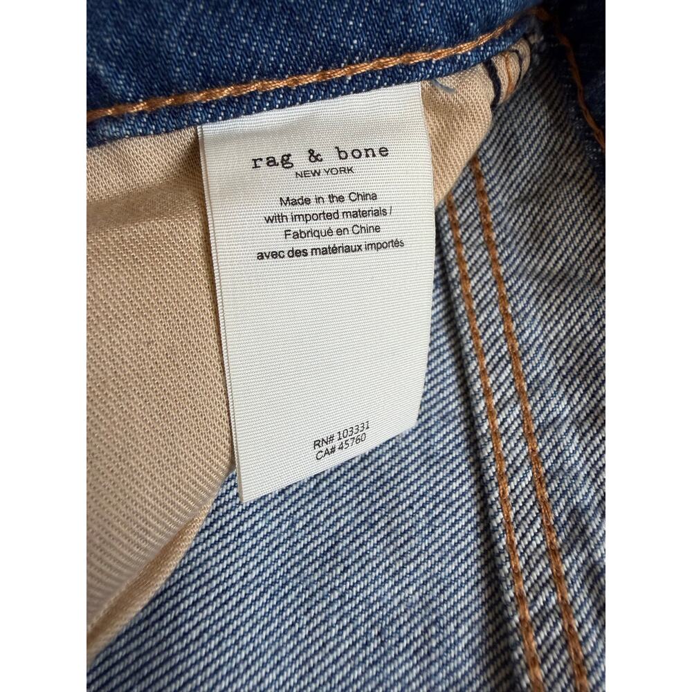 Rag & Bone Women's Clean Mick Rosa Mid-Rise Boyfriend Button Fly Jeans Size 29 - Picture 13 of 13